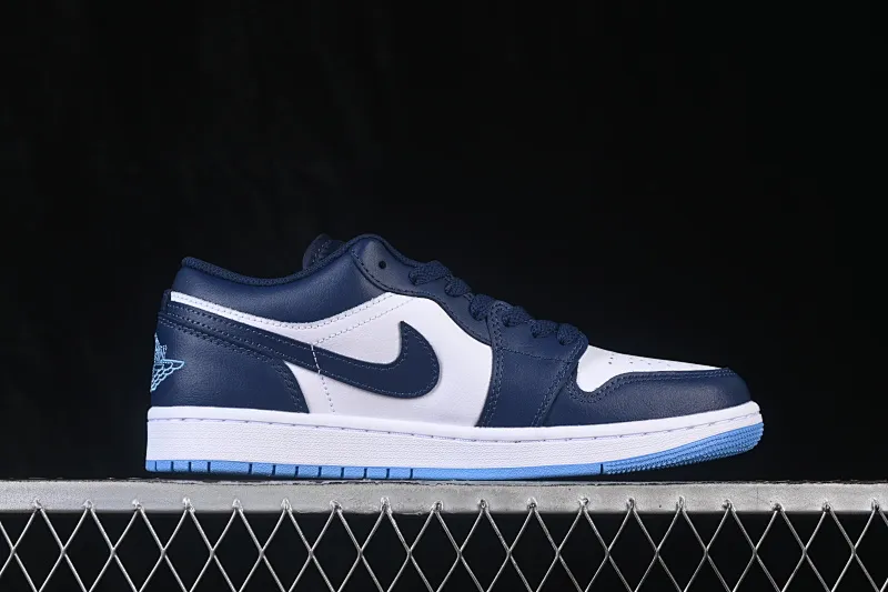 All categories Air Jordan Jordan series basketball shoes Air Jordan 1 Low G version pure original Air Jordan 1 Low AJ1 Joe 1 white and blue low-top retro cultural basketball shoes 553558-404